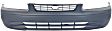 1998 Toyota Camry - 5-Piece Kit Front Primed Bumper Cover,  Includes (1) Bumper Cover, (2) Corner Light, and (2) Headlight