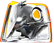 1996 Ford Ranger - 6-Piece Kit Driver and Passenger Side Halogen Headlight, With bulb(s), OE Replacement,  Includes (2) Corner Light, (2) Headlight, and (2) Tail Light