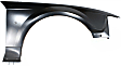 2001 Ford Mustang - 2-Piece Kit Front, Passenger Side Fender, Includes (1) Bumper Cover and (1) Fender