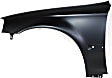 1999 Honda Civic - 2-Piece Kit Front Primed Bumper Cover,  Canada/USA or Japan Built Vehicle, Sedan,  Includes (1) Bumper Cover and (1) Fender