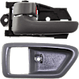 1997 Lexus ES300 Base - 2-Piece Kit Front or Rear, Driver Side Gray Interior Door Handle, With door lock button, Japan or USA Built Vehicle, Sedan,  Includes (1) Door Handle Trim and (1) Interior Door Handle