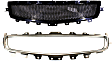 2-Piece Kit, Center Grille Paintable, Includes (1) Grille and (1) Grille Trim