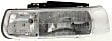 2001 Chevrolet Silverado 1500 - 7-Piece Kit Front Bumper, Chrome, Includes (1) Bumper, (2) Headlight, (2) Headlight Bracket, and (2) Parking Light