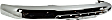 3-Piece Kit, Front Bumper, Chrome, Includes (1) Bumper, (1) Bumper Cover, and (1) Valance
