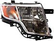 2007 Ford Edge - 5-Piece Kit Grille, Chrome, Sport Utility,  Includes (1) Bumper Cover, (1) Grille, (2) Headlight, and (1) Hood
