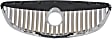 3-Piece Kit, Front, Upper and Lower Primed Bumper Cover, Includes (2) Bumper Cover and (1) Grille
