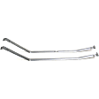 2000 Pontiac Grand Prix GT - 3-Piece Kit Galvanized Steel Fuel Tank, Naturally Aspirated, 18 gallons / 68 liters, GAS, Includes (1) Fuel Pump, (1) Fuel Tank, and (2) Fuel Tank Strap