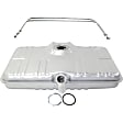 1981 Cadillac DeVille - 2-Piece Kit Galvanized Steel Fuel Tank, With Filler Neck, 39-3/4 x 26-1/2 x 10, Lock Ring Kit Included, 24 gallons / 91 liters, GAS, Includes (1) Fuel Tank and (2) Fuel Tank Strap