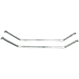 1981 Cadillac DeVille - 2-Piece Kit Galvanized Steel Fuel Tank, With Filler Neck, 39-3/4 x 26-1/2 x 10, Lock Ring Kit Included, 24 gallons / 91 liters, GAS, Includes (1) Fuel Tank and (2) Fuel Tank Strap