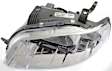 3-Piece Kit Driver and Passenger Side Halogen Headlight, With bulb(s), OE Replacement, Includes (1) Bumper Cover and (2) Headlight