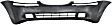 3-Piece Kit Driver and Passenger Side Halogen Headlight, With bulb(s), OE Replacement, Includes (1) Bumper Cover and (2) Headlight