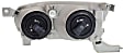 2001 Toyota Corolla - 7-Piece Kit Front Primed Bumper Cover,  Includes (1) Bumper Cover, (2) Corner Light, (2) Fog Light, and (2) Headlight