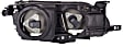5-Piece Kit, Front Primed Bumper Cover, Includes (1) Bumper Cover, (2) Corner Light, and (2) Headlight