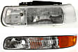 2-Piece Kit Driver Side Halogen Headlight, With bulb(s), OE Replacement, Includes (1) Headlight and (1) Parking Light