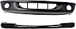 1999 Dodge Dakota - 2-Piece Kit Front Bumper, For Models With 2-Piece Bumper, Painted Black, Includes (1) Bumper and (1) Bumper Cover
