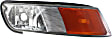 2-Piece Kit Passenger Side Halogen Headlight, With bulb(s), OE Replacement, Includes (1) Corner Light and (1) Headlight
