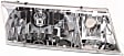2-Piece Kit Passenger Side Halogen Headlight, With bulb(s), OE Replacement, Includes (1) Corner Light and (1) Headlight