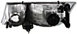 2-Piece Kit Passenger Side Halogen Headlight, With bulb(s), OE Replacement, Includes (1) Corner Light and (1) Headlight