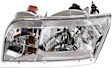 1998-2011 Ford Crown Victoria - 2-Piece Kit Driver Side Halogen Headlight, With bulb(s), OE Replacement, Includes (1) Corner Light and (1) Headlight
