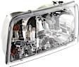 1998-2011 Ford Crown Victoria - 2-Piece Kit Driver Side Halogen Headlight, With bulb(s), OE Replacement, Includes (1) Corner Light and (1) Headlight