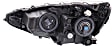 2012 Toyota Prius C - 5-Piece Kit Driver and Passenger Side Halogen Headlight, With bulb(s), OE Replacement,  Includes (1) Bumper Cover, (1) Grille Assembly, (2) Headlight, and (1) Hood