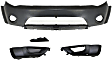 3-Piece Kit, Front Primed Bumper Cover, Includes (1) Bumper Cover and (2) Bumper End