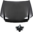 2-Piece Kit Factory Style Hood, Steel, Primed, Includes (1) Hood and (1) Hood Latch