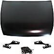2007 Honda Accord - 4-Piece Kit Factory Style Hood, 2-Door, Steel, Primed, Coupe,  Includes (1) Hood, (2) Hood Hinge, and (1) Hood Latch
