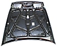 2007 Honda Accord - 4-Piece Kit Factory Style Hood, 2-Door, Steel, Primed, Coupe,  Includes (1) Hood, (2) Hood Hinge, and (1) Hood Latch