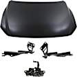 4-Piece Kit Factory Style Hood, Steel, Primed, Includes (1) Hood, (2) Hood Hinge, and (1) Hood Latch