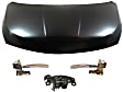 4-Piece Kit Factory Style Hood, Steel, Primed, Includes (1) Hood, (2) Hood Hinge, and (1) Hood Latch