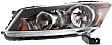 2009 Honda Accord - 4-Piece Kit Driver and Passenger Side Halogen Headlight, With bulb(s), OE Replacement, Sedan,  Includes (2) Headlight and (2) Headlight Bracket