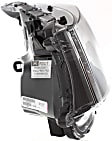 2009 Honda Accord - 4-Piece Kit Driver and Passenger Side Halogen Headlight, With bulb(s), OE Replacement, Sedan,  Includes (2) Headlight and (2) Headlight Bracket
