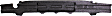 4-Piece Kit, Front Primed Bumper Cover, Includes (1) Bumper Absorber, (1) Bumper Cover, (1) Bumper Grille, and (1) Bumper Reinforcement