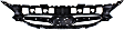 2012-2013 Hyundai Accent - 4-Piece Kit, Front Primed Bumper Cover, Includes (1) Bumper Cover, (2) Fender, and (1) Grille