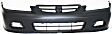 2001 Honda Accord - 3-Piece Kit Front Primed Bumper Cover, Coupe,  Includes (1) Bumper Cover and (2) Headlight