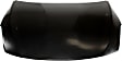 5-Piece Kit Factory Style Hood, 4-Door, Sedan, Steel, Primed, Includes (1) Bumper Cover, (1) Grille, (2) Headlight, and (1) Hood