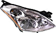 2010-2012 Nissan Altima - 4-Piece Kit Driver and Passenger Side Halogen Headlight, With bulb(s), OE Replacement, Sedan, Includes (1) Bumper Cover, (1) Grille Assembly and (2) Headlight