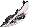 2013-2015 Nissan Altima - 4-Piece Kit Driver and Passenger Side Halogen Headlight, With bulb(s), Sedan, OE Replacement, Includes (1) Bumper Cover, (1) Grille Assembly and (2) Headlight