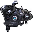 2013-2015 Nissan Altima - 4-Piece Kit Driver and Passenger Side Halogen Headlight, With bulb(s), Sedan, OE Replacement, Includes (1) Bumper Cover, (1) Grille Assembly and (2) Headlight