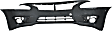 2013-2015 Nissan Altima - 4-Piece Kit Driver and Passenger Side Halogen Headlight, With bulb(s), Sedan, OE Replacement, Includes (1) Bumper Cover, (1) Grille Assembly and (2) Headlight