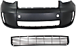 2008-2010 Scion xB - 2-Piece Kit, Front Primed Bumper Cover, Includes (1) Bumper Cover and (1) Bumper Grille