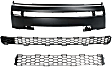 2005 Scion xB - 3-Piece Kit Front Primed Bumper Cover,  Includes (1) Bumper Cover and (2) Bumper Grille