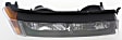 2004 Chevrolet Silverado 1500 - 4-Piece Kit Driver and Passenger Side Halogen Headlight, With bulb(s), OE Replacement,  Includes (2) Headlight and (2) Turn Signal Light