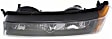 2004 Chevrolet Silverado 1500 - 4-Piece Kit Driver and Passenger Side Halogen Headlight, With bulb(s), OE Replacement,  Includes (2) Headlight and (2) Turn Signal Light