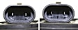 2004 Chevrolet Silverado 1500 - 4-Piece Kit Driver and Passenger Side Halogen Headlight, With bulb(s), OE Replacement,  Includes (2) Headlight and (2) Turn Signal Light