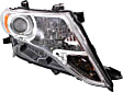 2010 Toyota Venza - 3-Piece Kit Driver and Passenger Side Halogen Headlight, With bulb(s), OE Replacement,  Includes (1) Bumper Cover and (2) Headlight