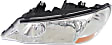 2003 Acura TL Base - 4-Piece Kit Front Primed Bumper Cover,  Includes (1) Bumper Cover, (1) Grille, and (2) Headlight