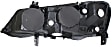2003 Acura TL Base - 4-Piece Kit Front Primed Bumper Cover,  Includes (1) Bumper Cover, (1) Grille, and (2) Headlight