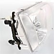 4-Piece Kit, Driver and Passenger Side Halogen Headlight, With bulb(s), OE Replacement, Includes (2) Corner Light and (2) Headlight